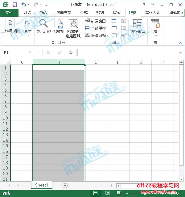 Excel怎么快速更改行高和列宽？（6）