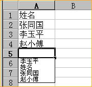 Excel记忆式键入法的妙用（2）