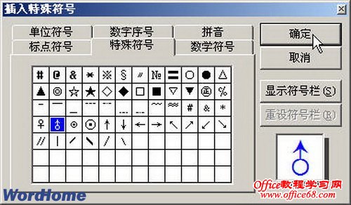 Word2003文档中特殊符号的插入技巧（3）