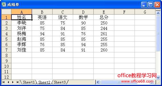 Excel管理数据清单-如何排序