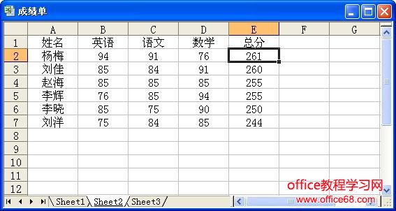 Excel管理数据清单-如何排序（3）