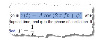 如何从维基百科等网站复制公式到MathType中（2）