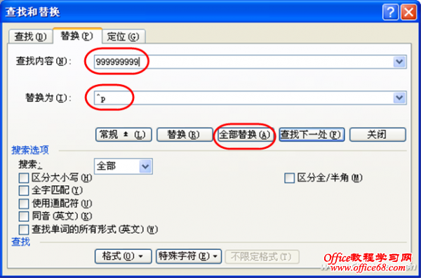 word巧用代码实现简洁替换（6）